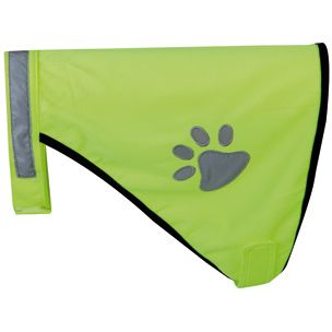 Flamingo Fluorescent Safety Dog Vest - Large